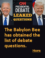 With the first 2024 presidential debate right around the corner, the public is eager to find out what topics will be covered and what questions the CNN moderators will ask the candidates. Fortunately, The Babylon Bee has obtained the leaked list of debate questions for the upcoming CNN presidential debate.